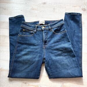 Sezane High Rise Stretch Skinny Ankle Jeans | Size 27